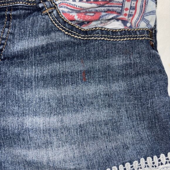 Denim Bundle Lot 4 Pc  3 Shorts 1 Pair Of Jeans Size 6 Dark & Medium Wash  BL - Picture 3 of 16